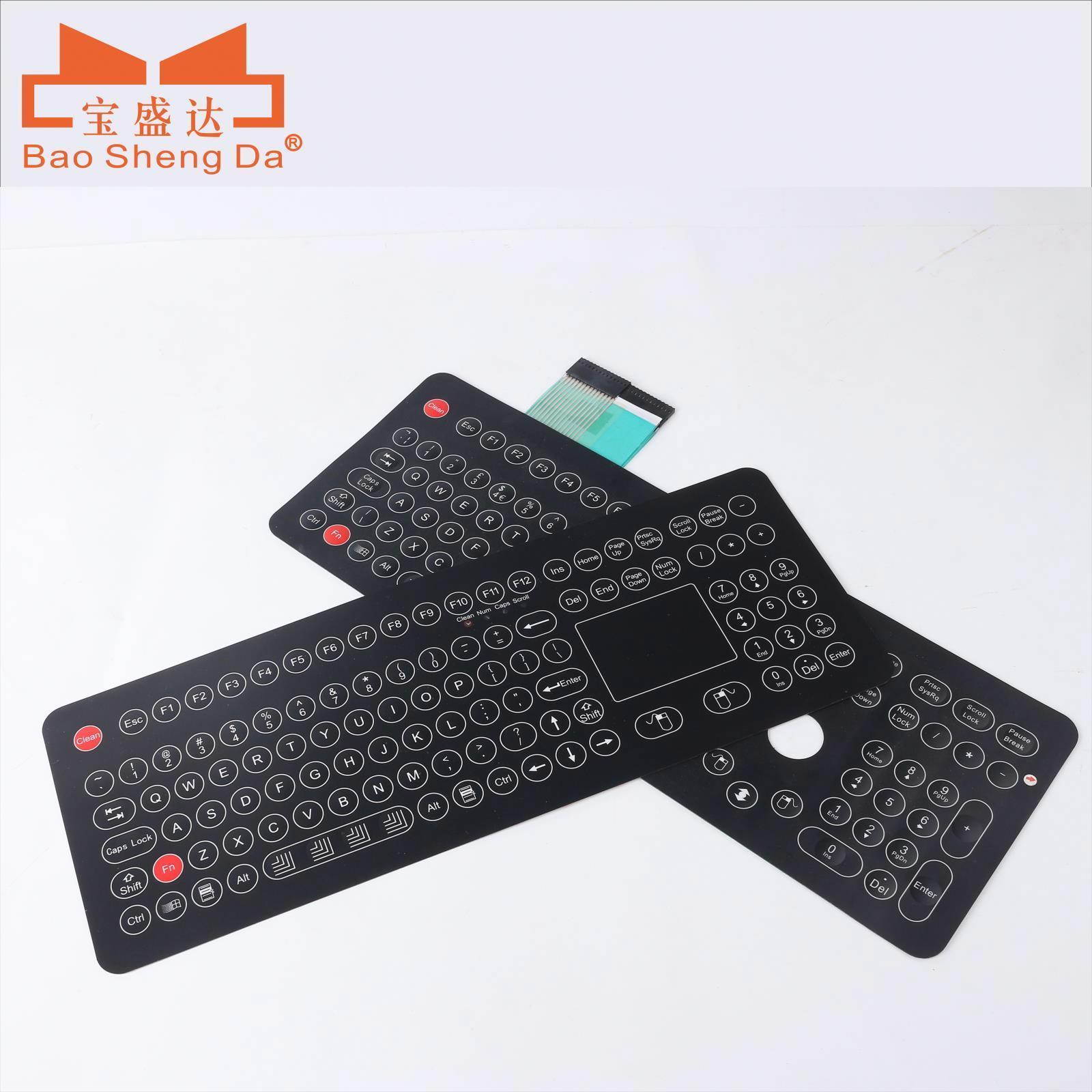 Cheap Personalized Wholesale Price Plastic Pet Pvc Keypad Membrane Switch Panel