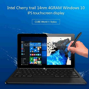 China good quality Dual OS Android 5.1 windows10 tablet Cube Iwork 11 STYLUS with keyboard free shipping by DHL