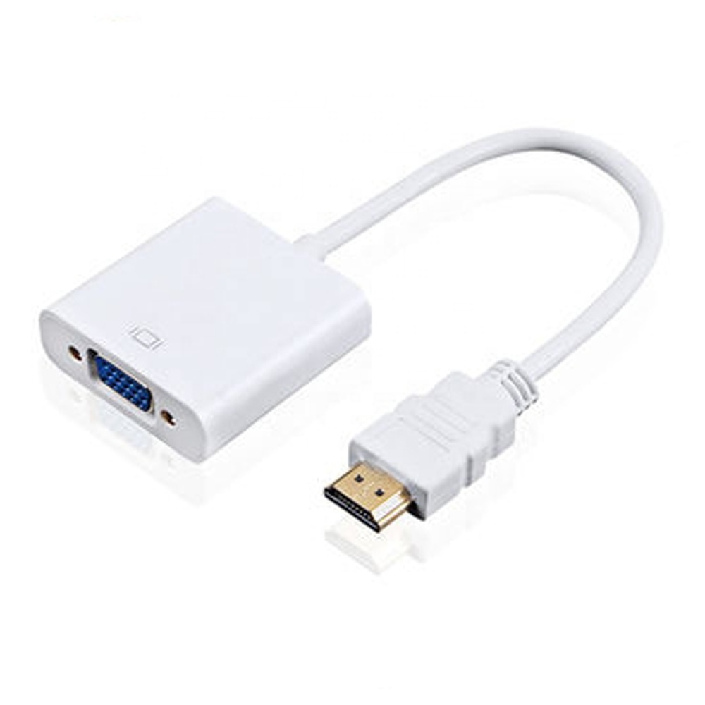 A-BST high quality cable converter wholesale HDMI to vga adapter  Male to Famale 1080P Digital to Analog Audio Video