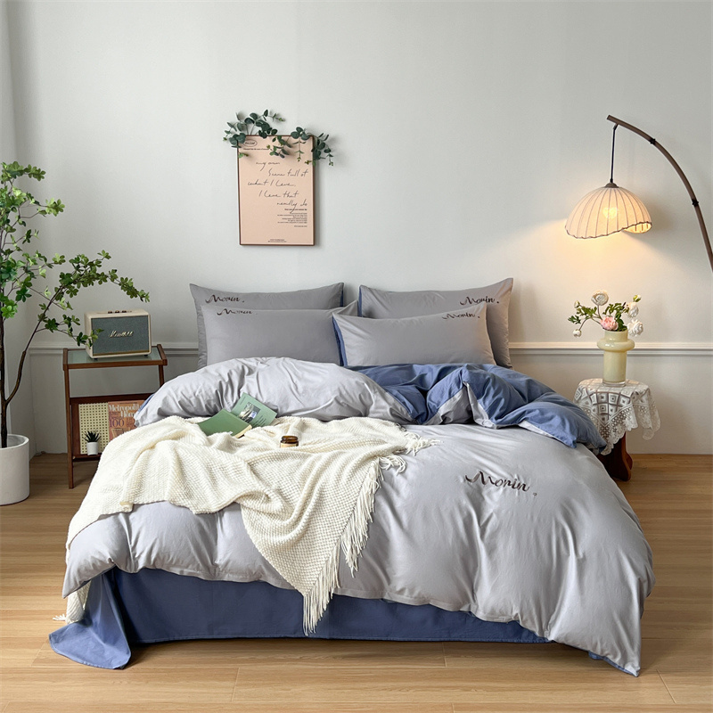 Special soild velvet bedding queen chinese comforter set 100% cotton bedsheets warm bedding set