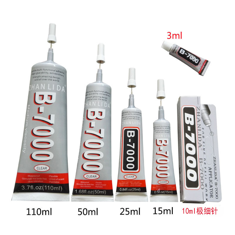 ZHANLIDA B 7000 50ml Multi Purpose Adhesive Glass Touch Screen Cell Phone Repair  B7000 Glue