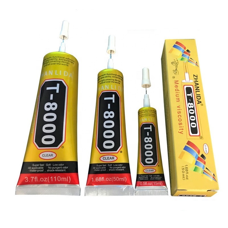 110ml Repair Mobile LCD Touch Screen Clear Transparent Cell Phone Adhesive Jewelry T8000 Glue