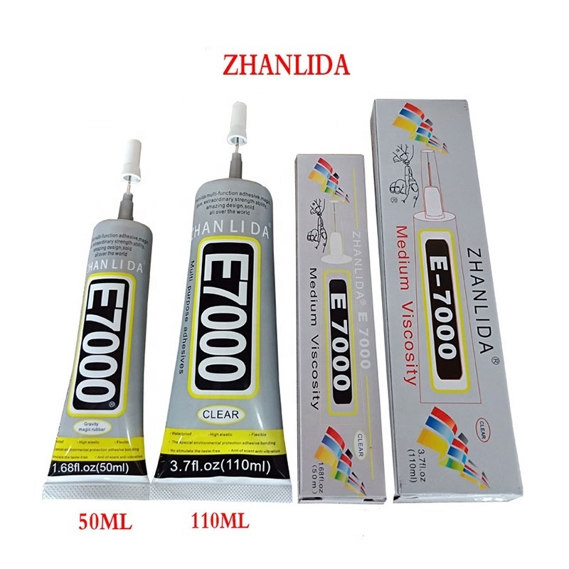 Strong 50ml 110ml Jewelry DIY Diamond Clothes Shoes Craft Cell Phone Adhesive Transparent E7000 Glue