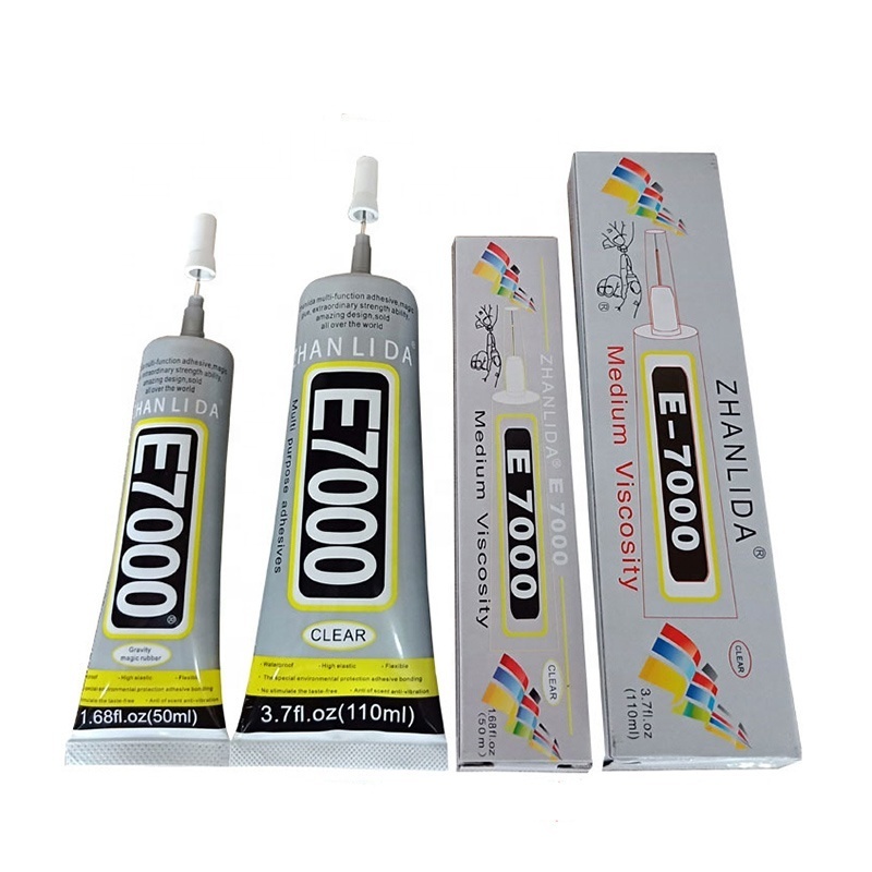 Strong 50ml 110ml Jewelry DIY Diamond Clothes Shoes Craft Cell Phone Adhesive Transparent E7000 Glue