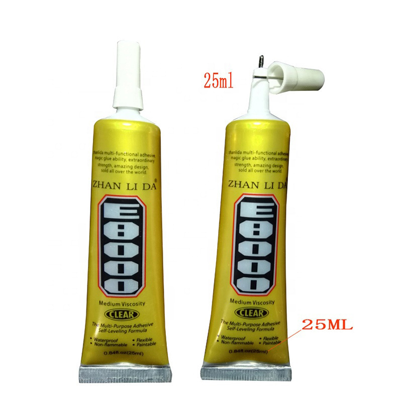 Hot Sales Repair DIY Clothes Mobile Phone LCD Touch Screen Shoes Craft Shoe Adhesive Jewelry 110ML E8000 Glue