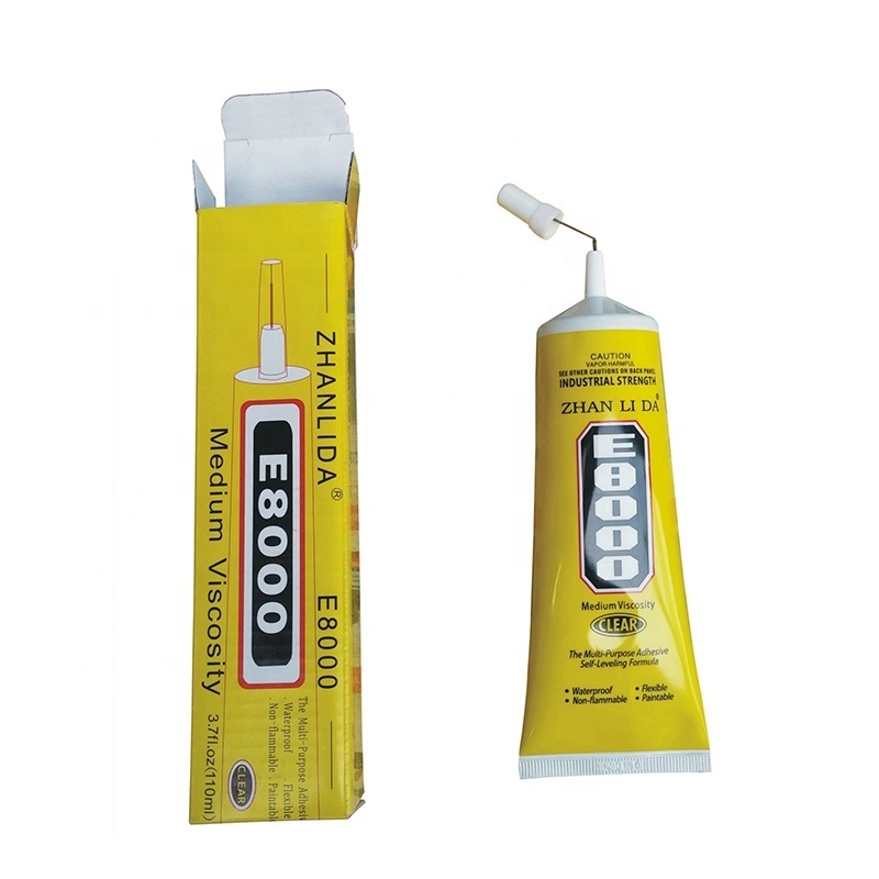 Hot Sales Repair DIY Clothes Mobile Phone LCD Touch Screen Shoes Craft Shoe Adhesive Jewelry 110ML E8000 Glue