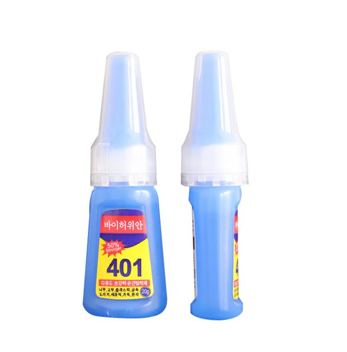 20g 401 Mighty Instant Glue Fix Fast Adhesive Stronger Super Glue Multi-Purpose Nail Art Handmade Wood  401 super glue