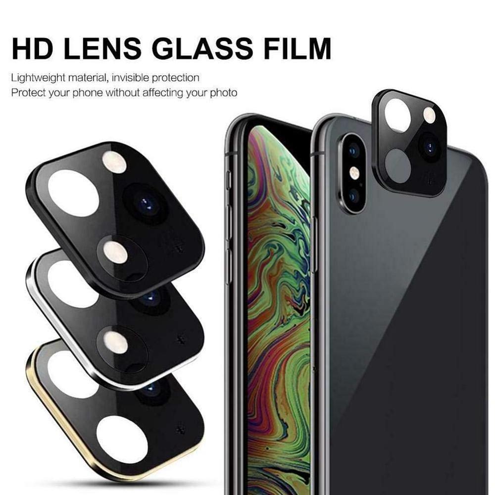 Tempered Glass Seconds Change For iPhone 11 Pro Camera Lens Cover For iPhone X XS MAX Titanium Case Back Camera lens cover