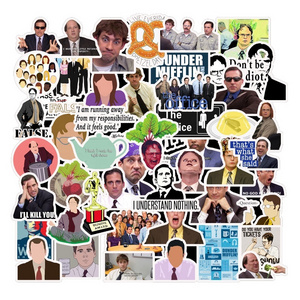 50Pcs The Office TV Show Programmer Washi Sticker For Table Skateboard Luggage Laptop Motorcycle Car Stickers Label