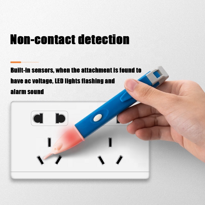 Hot Sale 1AC-D Non Contact Multi Function LED Flashlight Alarm Line Voltage Instruments Test Pencil