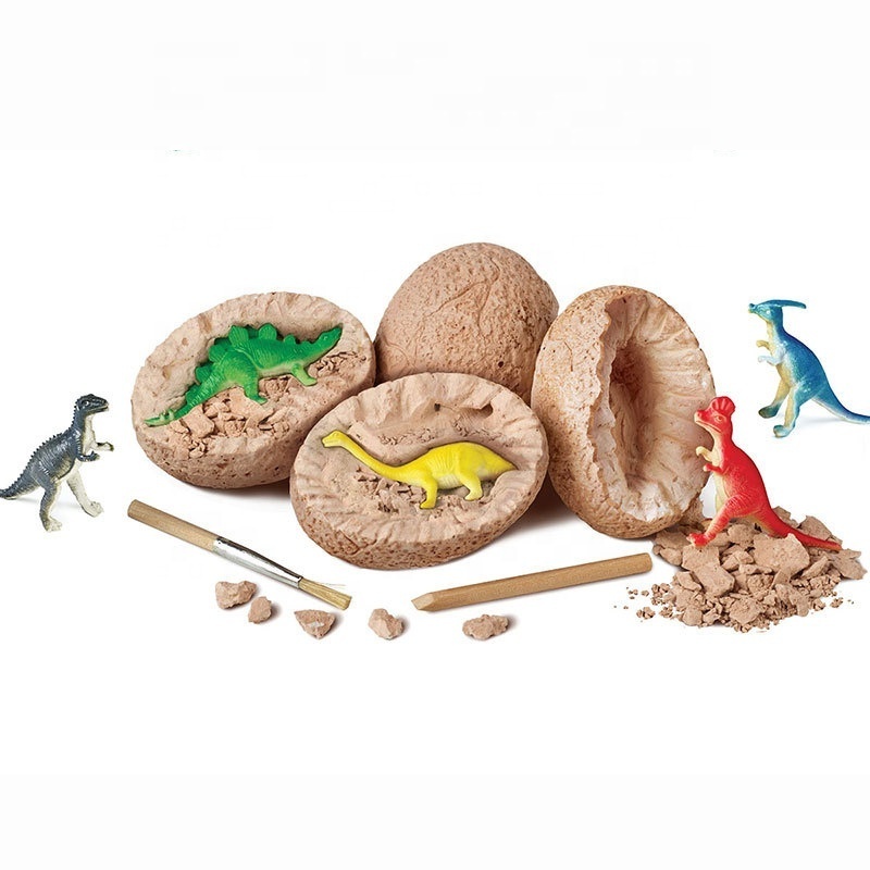 DIY Excavation Tools Plastic Dig Discovery Resin Figure Anime Kids Science Kits Dino Dinosaur Egg Fossil Toy