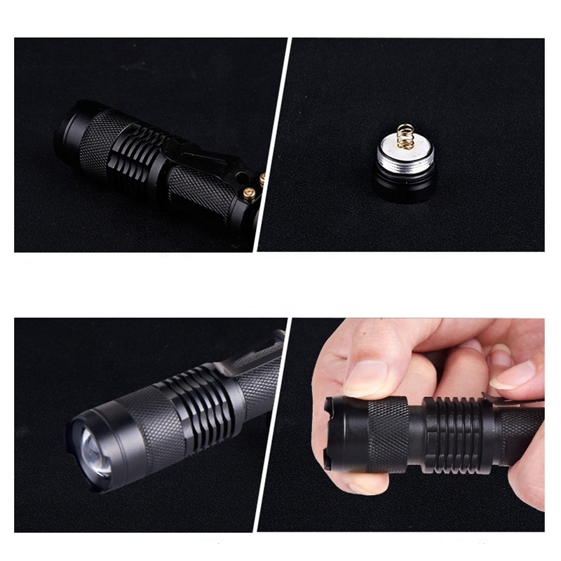 Mini Lamp Pocket Portable 365NM Torch LED Purple Black UV Blacklight Light Detector Money 395NM Flashlight