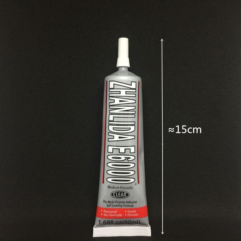 50ml  E6000 glue drill nail DIY diamond jewelry crafts point drill mobile phone DIY glue clear  e6000 glue