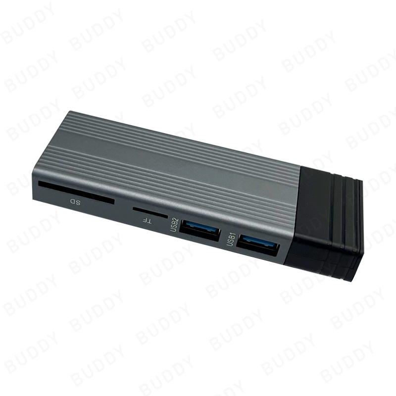 Buddy   support OEM    Docking Station   M.2 SSD Enclosure and HUB Support NGFF+NVME    120GB-2TB    for  laptop