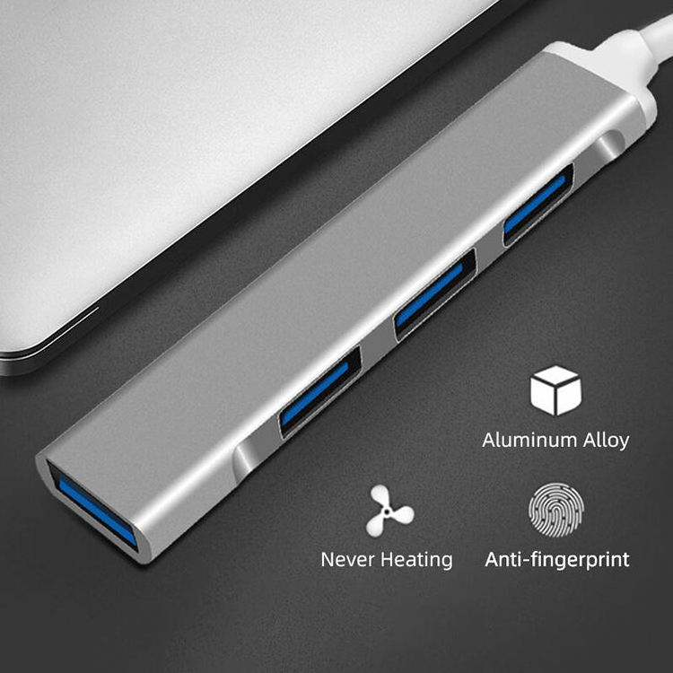 4 in 1 USB C Type C HUB To USB3.0 Type-C 3xUSB High Speed Splitter 4 Port Docking Station Charging Adapter  For Laptop PC