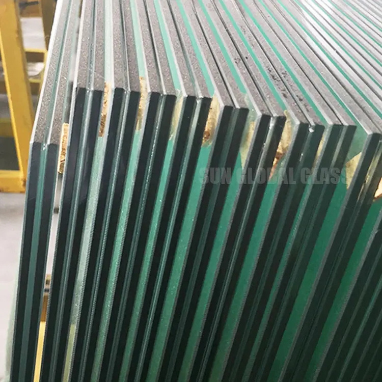 Customized Clear Tempered Laminated Glass For Balcony Railing Balustrade