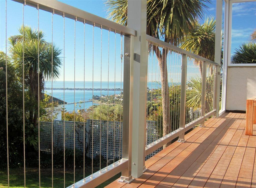 Modern Stainless Steel Pipe Railing Designs For Balcony Balustrade