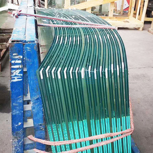 Safety curved tempered bend toughened laminated glass for building railing partition curtain wall window elevator canopy