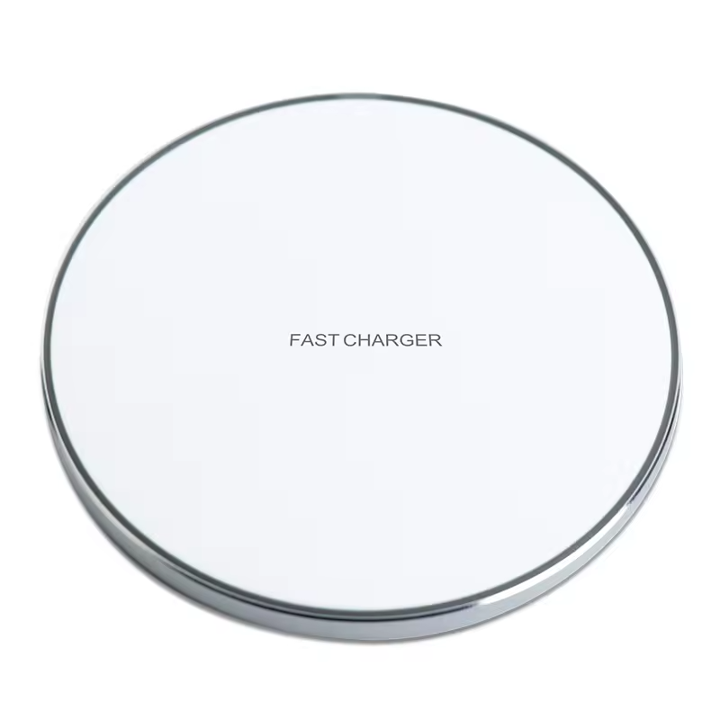 Wholesale 10W Universal QI Round Fast Charger rohs Wireless Charger Pad For Iphone 15/For Samsung