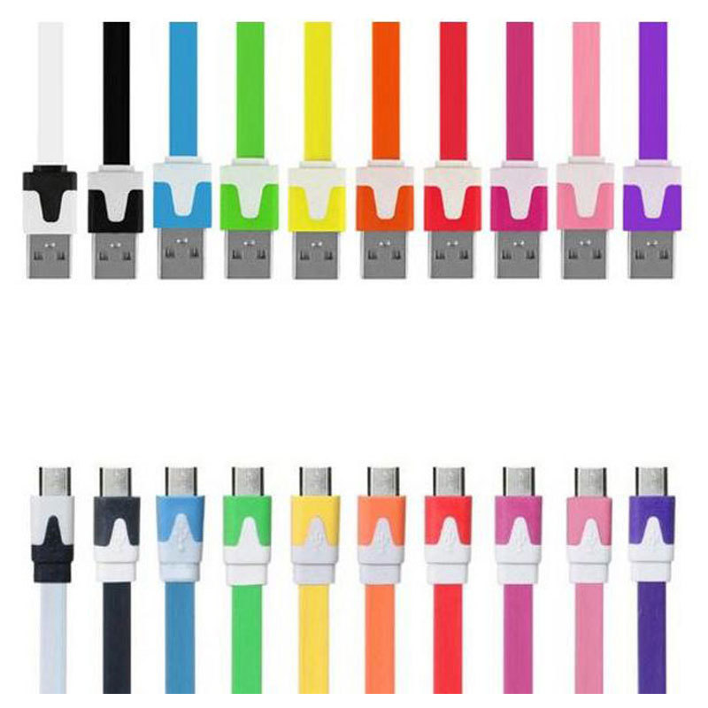 2019 Christmas Gift Colorful Mobile Phones Charger USB Cable Data Sync Charging Power Micro USB Cable Android USB Cable