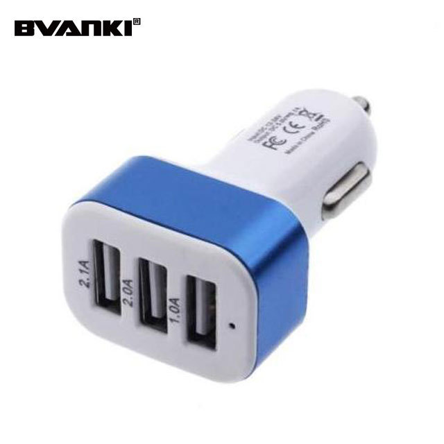 2017 new QC2.0 Quick Charge 3-port USB Car Charger Universal Car charger mobile for Car Adapter