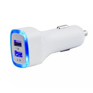 Mobile Phone Accessories Wholesale Battery Charger Car Dual USB Port EV Phone Car Charger