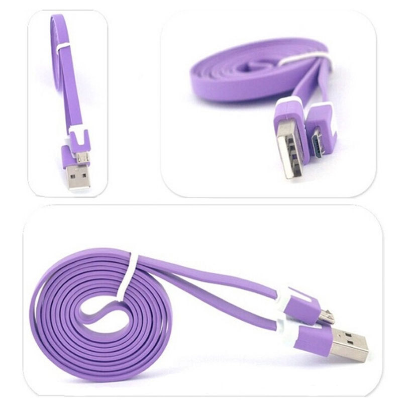 2019 Christmas Gift Colorful Mobile Phones Charger USB Cable Data Sync Charging Power Micro USB Cable Android USB Cable