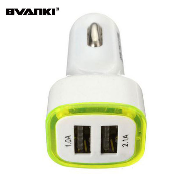 Mobile Phone Accessories Wholesale Battery Charger Car Dual USB Port EV Phone Car Charger