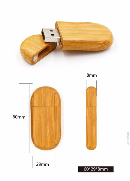 Wedding Gifts Chiavette USB Wooden Pen Drive 8GB 16GB 32G 64GB 128GB USB Flash Drive Cle USB Memory Sticks with Wooden Case