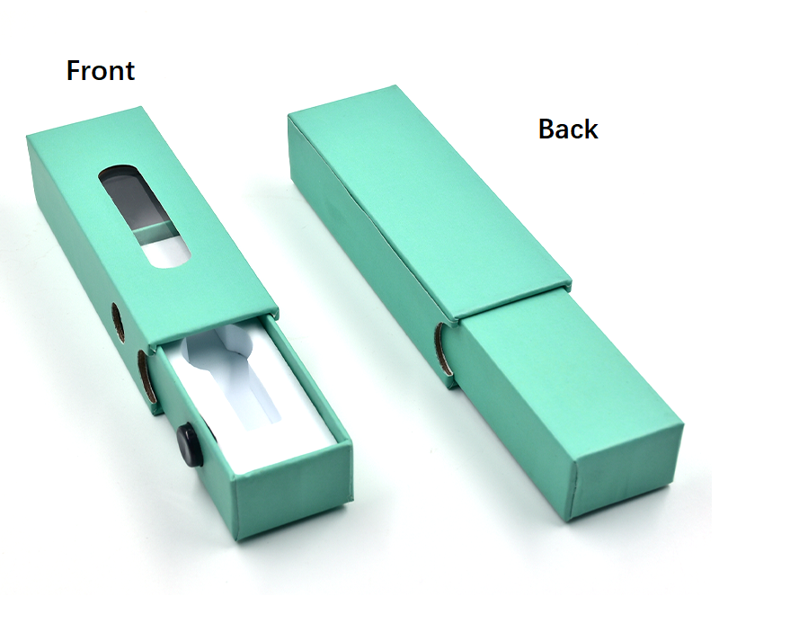 Custom Premium 1ml Cartridge Packaging Box Rigid Cardboard Cart Boxes Childproof 1ml Cartridge Box