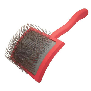 Odm Oem Wholesale Pet Wire Grooming Brush Dog Brush Metal Long Pin Slicker Brush For Medium And Large Pets