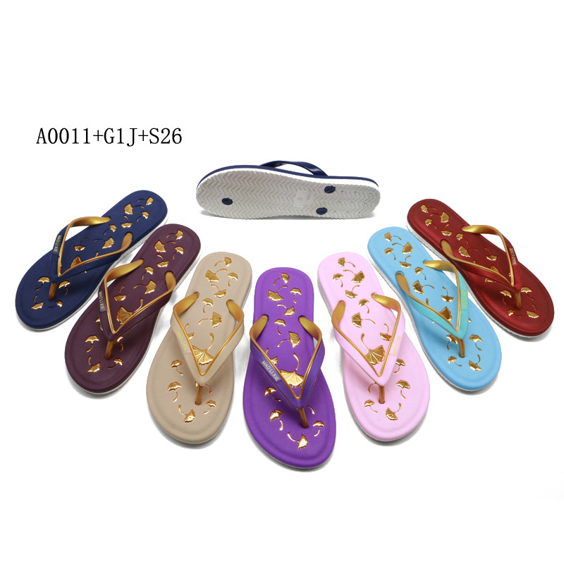 Wholesale girls indoor outdoor flipflops summer shoes beach slippers soft flip flop for women