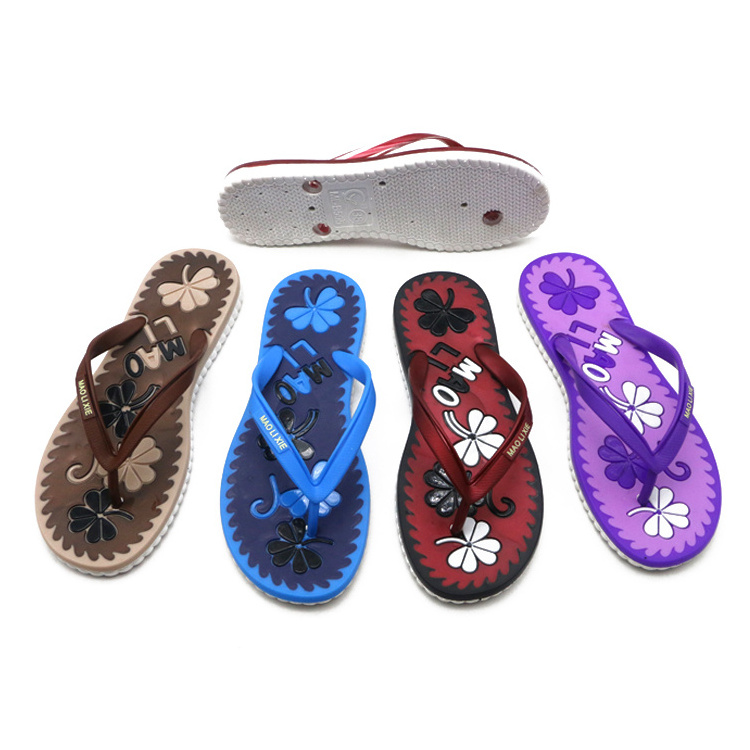 Indian Summer Flower Foot Wear Sandals in Bulk for Woman  Shoe