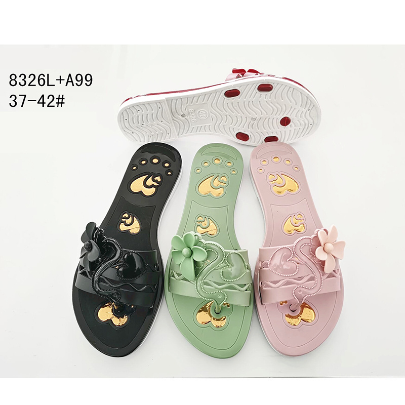 Latest design slippers slide plastic bathroom womens summer sandal flat