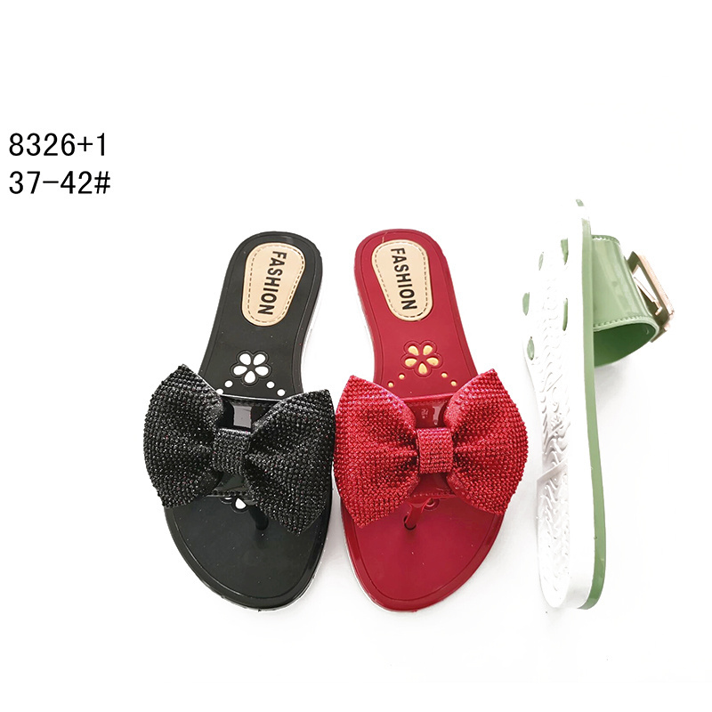 Latest design slippers slide plastic bathroom womens summer sandal flat