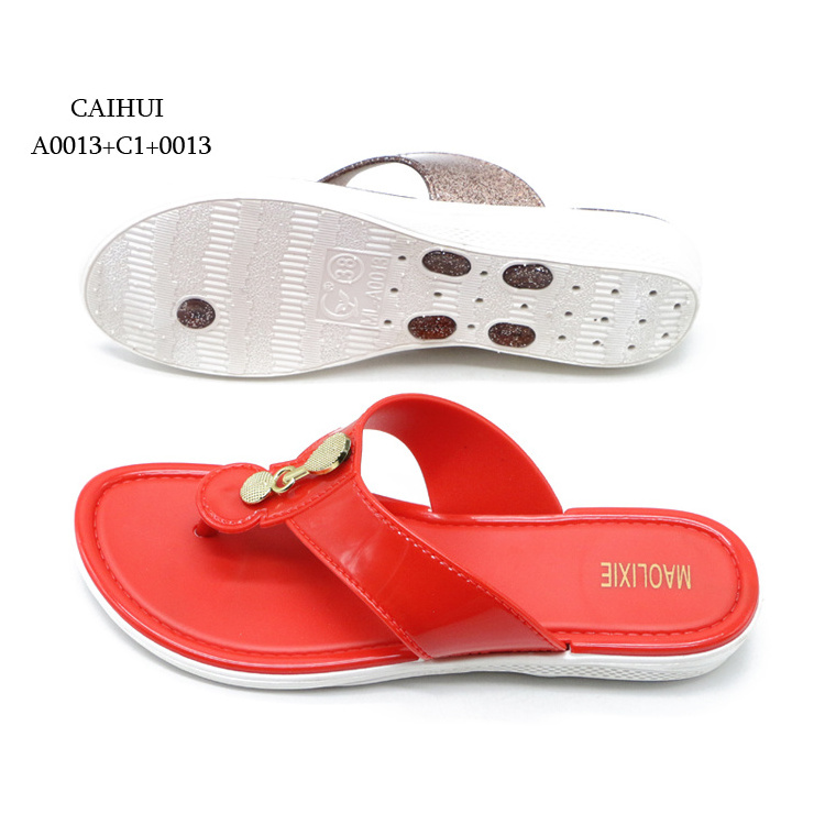 Beach ladies shoes,Outdoor plastic women shoes Wholesale,pe women slippers