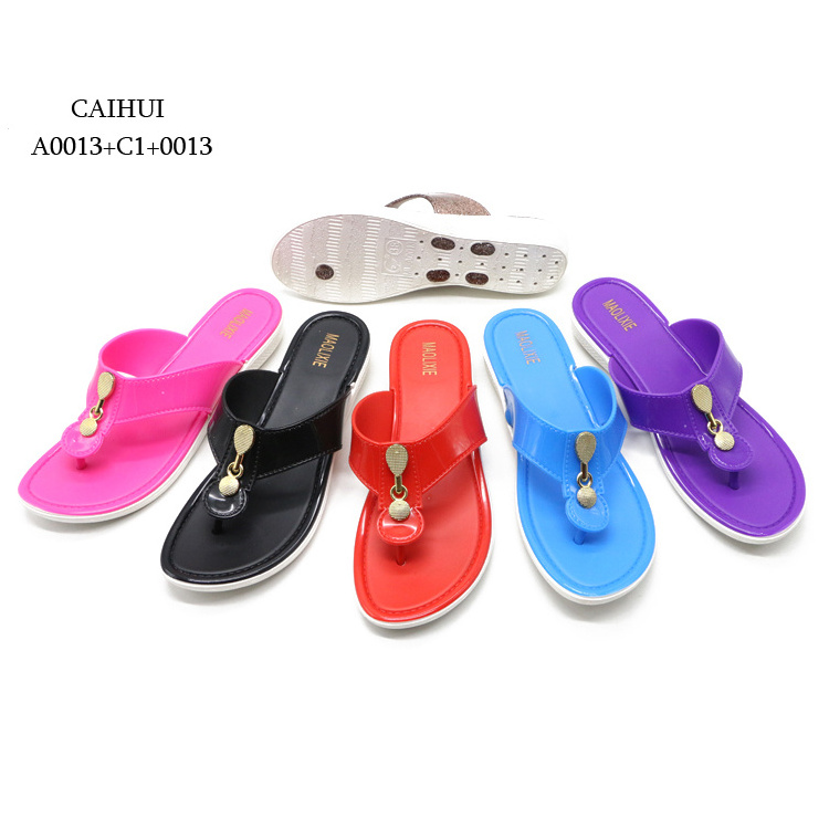 Beach ladies shoes,Outdoor plastic women shoes Wholesale,pe women slippers