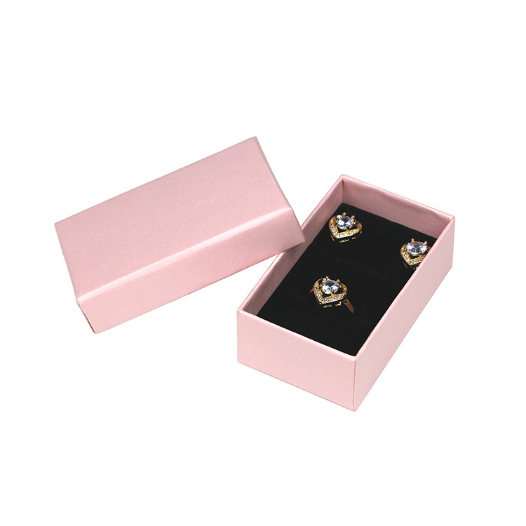 Custom Logo Available Eco-friendly Rigid Gift Paper Box For Jewelry Earrings Rings Bracelets Packaging