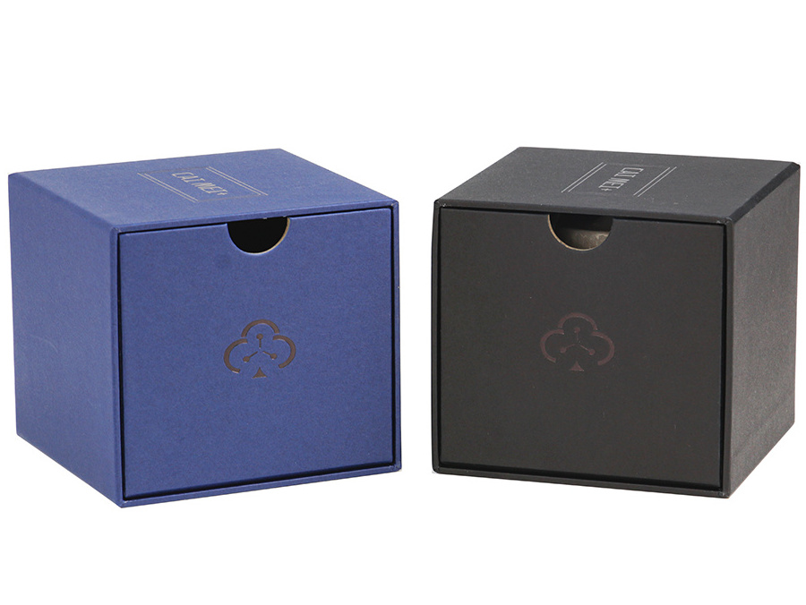 Customized Logo Rigid Cardboard Paper Packaging Cube Scented Candle Perfume Gift Box Packing Boxes for Small Business