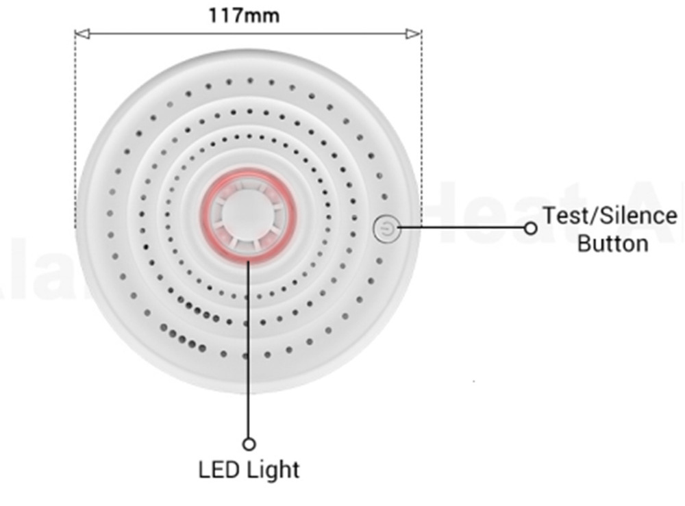 Tuya WiFi Vaping Detector PM2.5 Smoke Detector Noise Detection and Keyword Sense cigarette smoking detectors