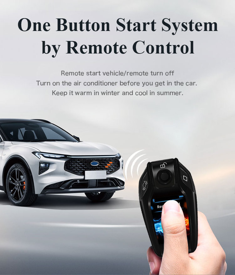 Drop Shipping KOL Cardot Nfc Car Alarm Keyless Entry Door Lock System Remote Engine Start Stop