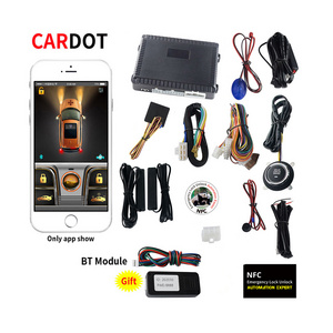 Drop Shipping KOL Cardot nfc Smart Keyless Entry System Push Engine Ignition Start Stop Car+ Alarms