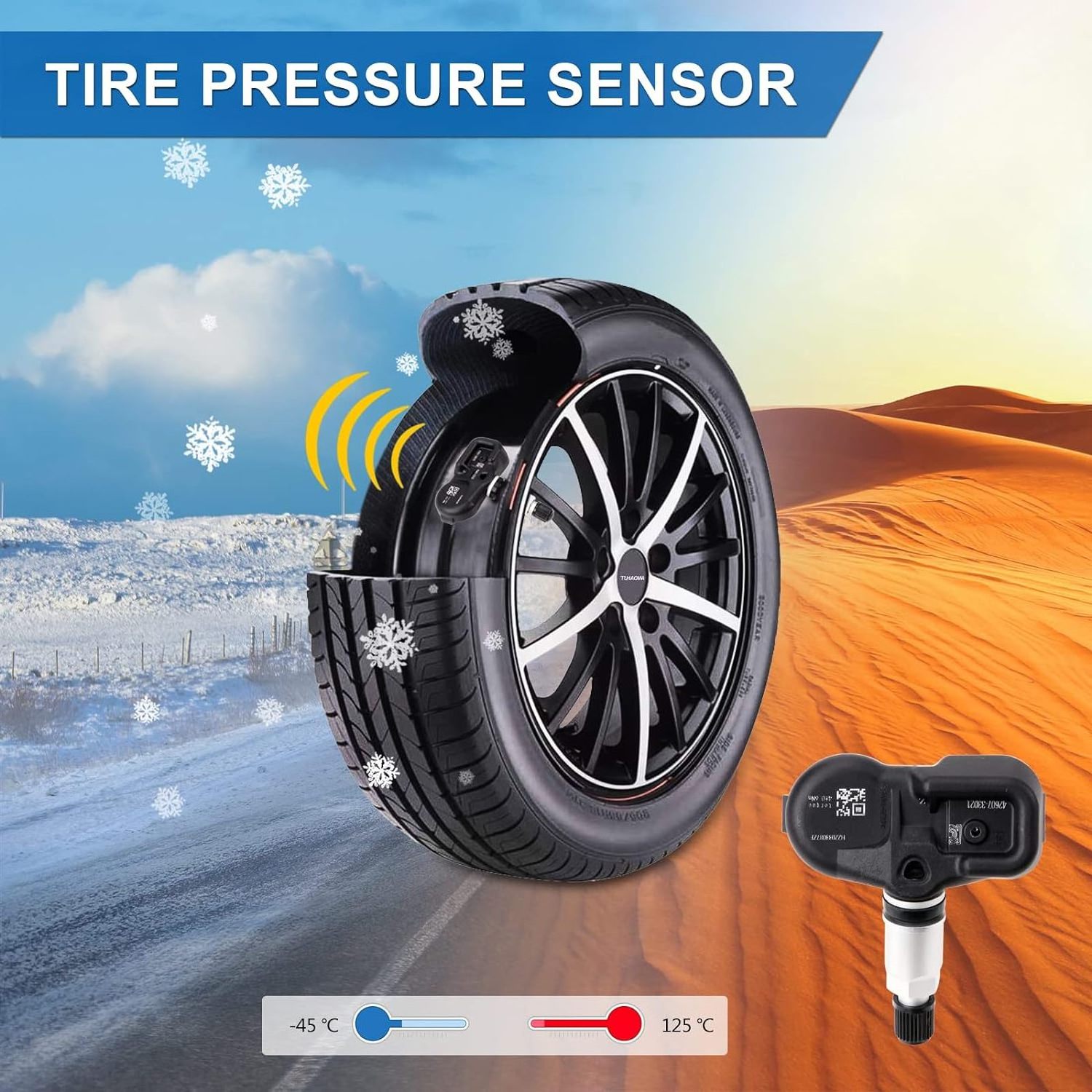 4260733011 Tire Pressure Sensor Monitoring System 315MHZ TPMS PMV-107J For Toyota Lexus IS250 IS RX350 GS