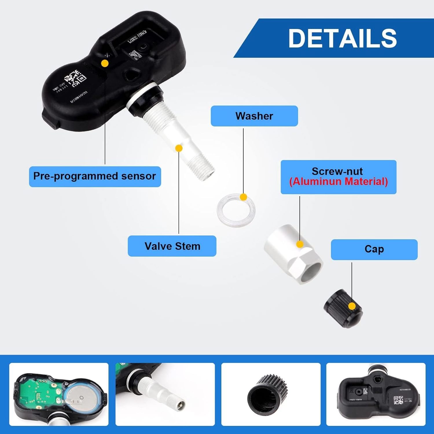 4260733011 Tire Pressure Sensor Monitoring System 315MHZ TPMS PMV-107J For Toyota Lexus IS250 IS RX350 GS