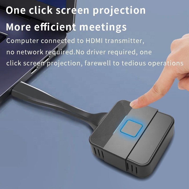 New video conference system all in one Type C Wireless Presentation Transmitter and receiver extender Screen Dongle