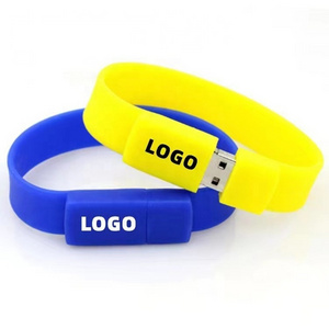 Silicone wristband usb flash drive 3.0 8GB bracelet USB disk 16GB environmental protection 32GB memory corporate gift custom OEM