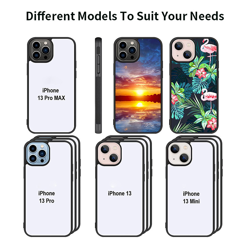 2D Case Phone Custom Sublimation Blank Print PC TPU Clear Mobile Cell Rupaul Phone Cases For Iphone 12 13 Pro Max