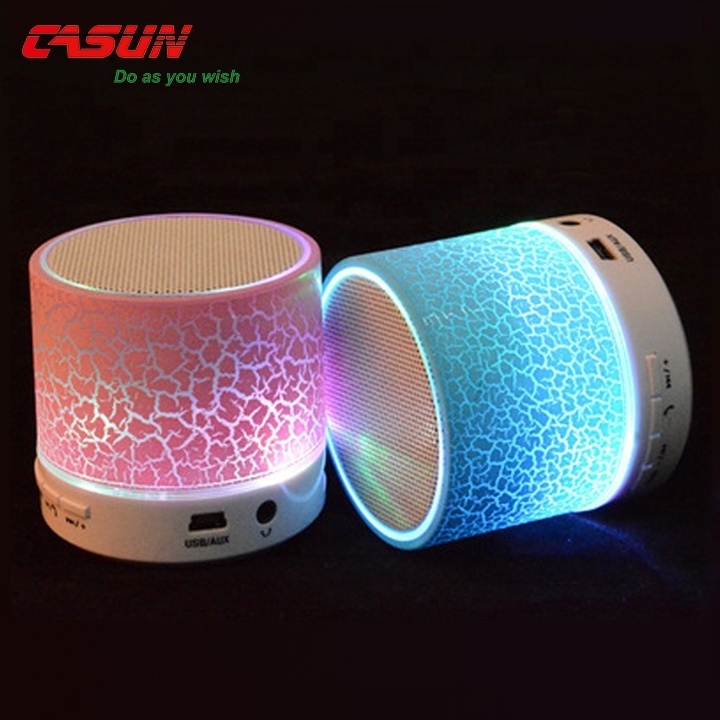 CASUN mini outdoor bt speaker led cube light bluetooth speaker