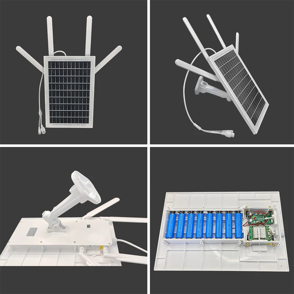 Solar Panel 4G WiFi Router with Battery professional for WiFi security Cameras for Outdoor wireless Router 4G SIM Card