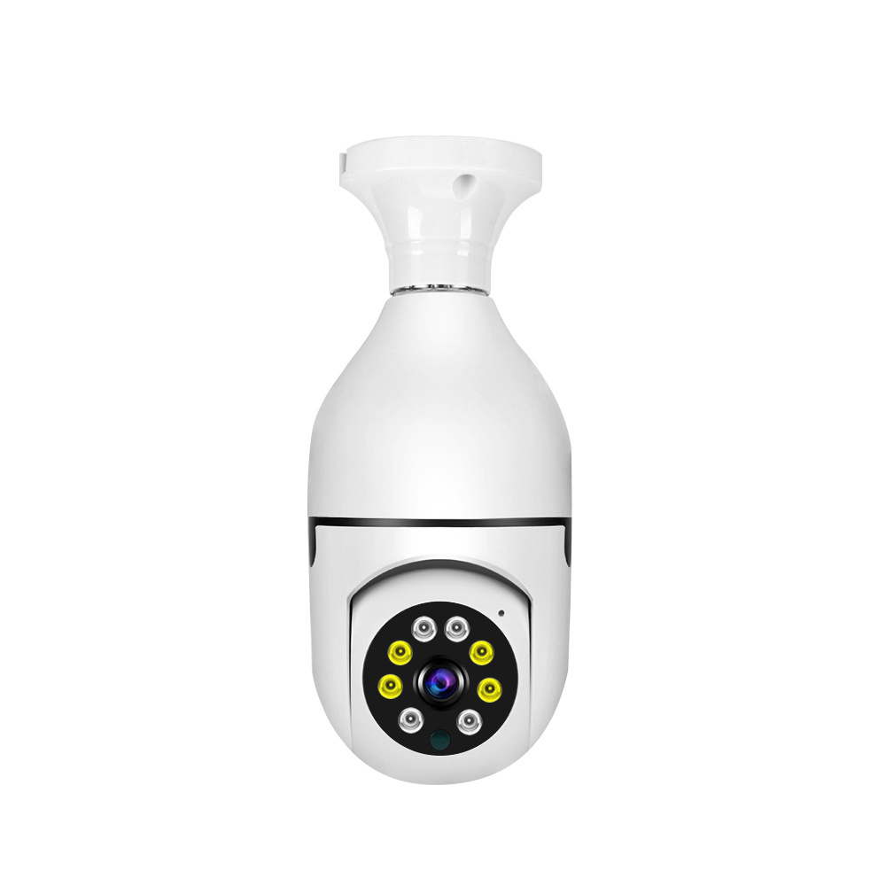 The E27 Home Light Bulb Camera WiFi Wireless Security Camera 360 Degree Pan/Tilt View Night Vision Surveillance Cam